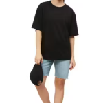 Chughz Girlish Oversize Plain Cotton Blend T-shirt