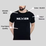 Men's White Dryfit T-Shirt for Sports | Regular Fit Gym & Running T Shirt for Men & Boy