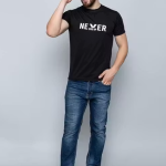 Men's White Dryfit T-Shirt for Sports | Regular Fit Gym & Running T Shirt for Men & Boy