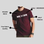 Men's White Dryfit T-Shirt for Sports | Regular Fit Gym & Running T Shirt for Men & Boy