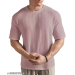 CHUGHZ Latest Men's Printed Typography Round Neck Cotton Black T-shirt