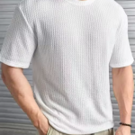 CHUGHZ Latest Men's Printed Typography Round Neck Cotton Black T-shirt