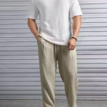 CHUGHZ Latest Men's Printed Typography Round Neck Cotton Black T-shirt