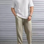 CHUGHZ Latest Men's Printed Typography Round Neck Cotton Black T-shirt