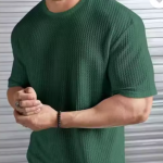 CHUGHZ Solid Self Design Oversized Tshirt for Men | Oversize T-Shirts for Men | Men Drop Shoulder Tshirts | Bagy Fit Men Tshirt