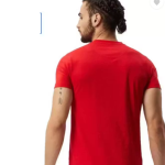 Cotton Blend Half Sleeves T-shirt Never Give Up