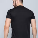 Chughz Men;S Round Neck Printed Never Give U Polyester Tshirt