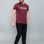 CHUGHZ Men;s Round Neck Printed Never Give UpT-shirt