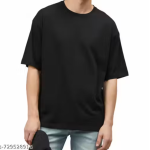 CHUGHZ Oversized Drop Shoulder Cotton Blend T-shirt For Men 2 Pcs