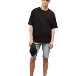 CHUGHZ Oversized Drop Shoulder Cotton Blend Tshirt For Men