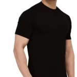 Mens Solid Round Neck Cotton T-shirt