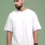 Chughz Latest Pure Cotton Round Neck Half Sleeve Oversized Baggy Fit Drop Shoulder T-Shirt for Men