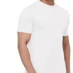 Mens Solid Round Neck Cotton T-shirt