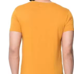 Mens Solid Round Neck Cotton T-shirt