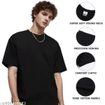 CHUGHz Trending Stylish Oversize Printed Cotton Tshirt