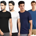CHUGHZ Solid Polyester Fit Half Sleeves T-Shirt for Men