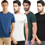 CHUGHZ Solid Polyester Fit Half Sleeves T-Shirt for Men