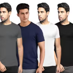 CHUGHZ Solid Polyester Fit Half Sleeves T-Shirt for Men