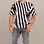 CHUGHz Men's Self Designed Round Neck T-shirt