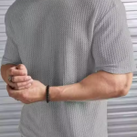 Chughz Stylish Popcorn Mens T-Shirt | Latest Casual Wear Waffle tshirt for mens | Popcorn Half sleeve tshirt combo for mens | Dark Grey and Forest Green combo popcorn Men's t-shirt