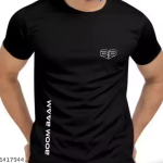 Men's Polyester Round Neck T-shirt