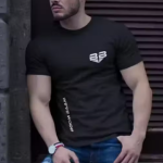 Men's Polyester Round Neck T-shirt