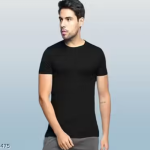 CHUGHZ Men's Regular Fit T-Shirt Men's Regular Fit Round Neck Half Sleeved T-Shirt Men Dry Fit Polyester Half Sleeve Round Neck t Shirts Men Solid