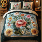 Double Bed Bedsheet with 2 Pillow Covers Soft & Smooth Bed Sheet 90 x 100 Inches