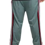 ADAAISTIC Sports Navy Blue Dual-Stripe Sports Track Pants