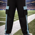 Men’s Navy Blue BMW Inspired Cargo Track Pants