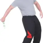 ADAAISTIC Sports Black Printed Sports Track Pants