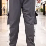 ADAAISTIC Sports Men’s Aqua Colorblock Cargo Track Pants