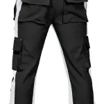 Black Lycra Blend Polyester Elastic Self Design Track Pant For Men