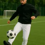 Navy Blue Lycra Blend Polyester Fleece Zipper Solid Full Sleeve Quilted Jacket For Men