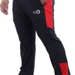 Green Lycra Blend Polyester Elastic Solid Track Pant For Men