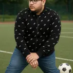 Black Lycra Blend Polyester Sports Regular Full Sleeve Sports Jacket For Men