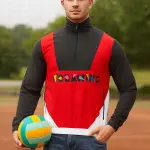 Multicolour Lycra Blend Polyester Zipper Solid Full Sleeve Sports Jacket for Men
