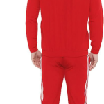 Grey Polyester Lycra Blend Zip Solid Tracksuit for Men