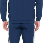 Grey Polyester Lycra Blend Zip Solid Tracksuit for Men