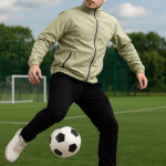 Yellow Polyester Lycra Blend Fleece Zip Solid Tracksuit for Men