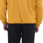 Red Lycra Blend Polyester Zip Solid Track Suit For Men