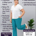 ADAAISTIC SPORTS PLUS SIZE PRINTED STRAIGHT FIT LYCRA SPORTS TRACKPANT