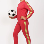 Pink Lycra Blend Polyester No Graphic Print Track Suit For Women