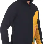 Light Green Lycra Blend Polyester Zipper Solid Full Sleeve Sports Jacket For Men