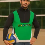 Multicolour Lycra Blend Polyester Zipper Solid Full Sleeve Sports Jacket for Men