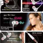 CALLONE COHFK SYNNER Metal Hand Free Kit Earphone (Black)