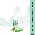 Colourbar Co‑Earth Tea Tree Foaming Face Wash 150ml for Oily and Acne-Prone Skin Deep Cleansing Antibacterial Pore Purifying Daily Use Facial Cleanser