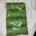 Green Cotton Sewing Thread for Crafts, Pooja, Kite Making and Flower Making, Pack of 12