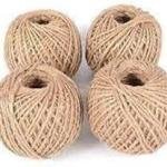 Natural Jute Twine, 2mm Thickness, Multipurpose Garden and Craft String for DIY Projects, Home and Garden Use