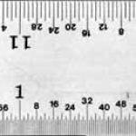 Stainless Steel Ruler Set, 30 cm and 15 cm, Imperial and Metric Measurements, Pack of 2